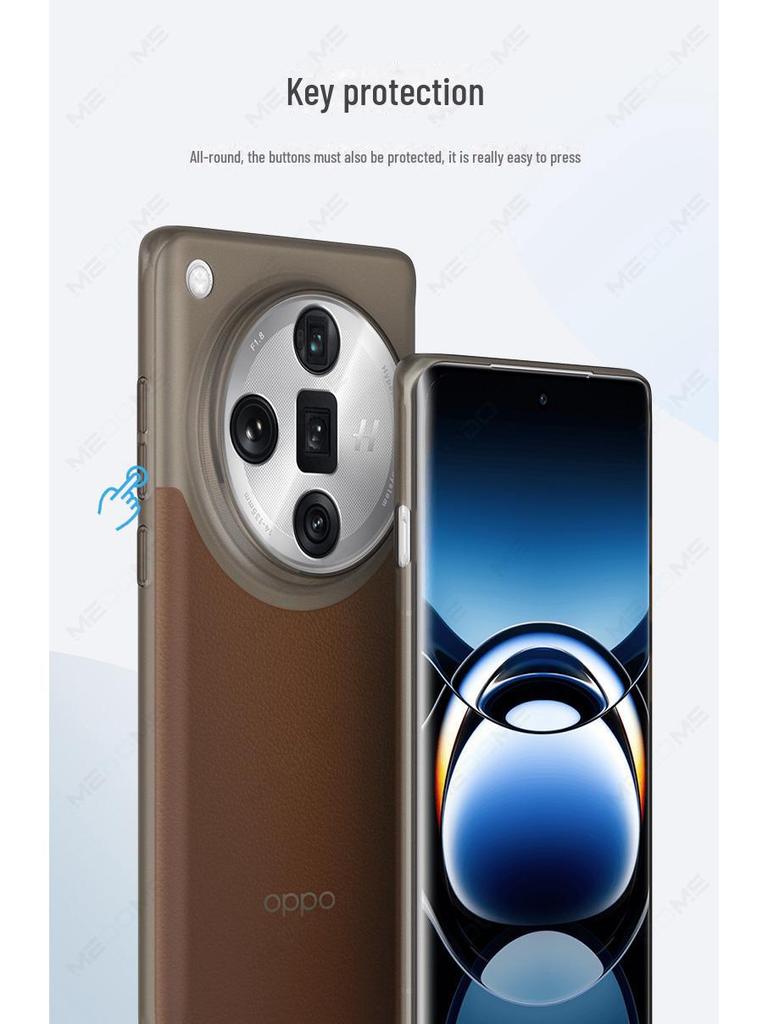 OPPO X7Ultra Ультратонкий матовый чехол для телефона из полипропилена, не желтеет и не оставляет отпечатков пальцев.