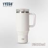 1200ml Tyeso Vacuum With Handle Bottle Stainless Steel Car Mug Straw Thermal Iced Travel Cup Tumbler Hot Cold Water Cup