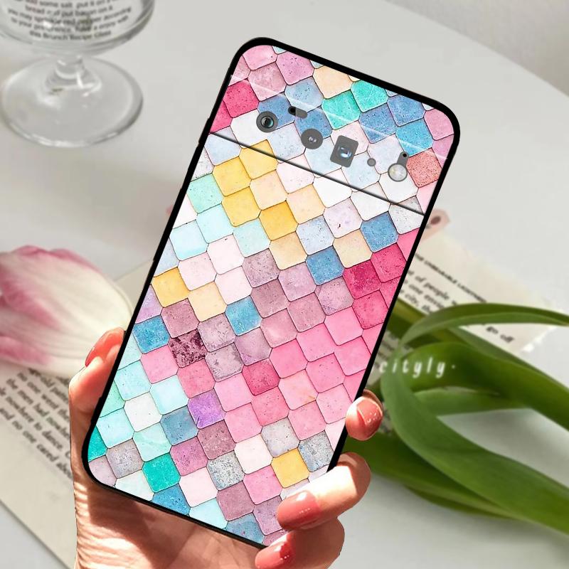 For Google Pixel 6 Pro 5G Case GF5KQ Soft Silicone TPU Phone Cover For GOOGLE PIXEL6 PRO Coque Shockproof Bumper Cute Animal