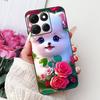 Для Motorola Moto G86 Power 5G Чехол Новый Модный Цветок Бамбук Кошка Мультфильм Мягкий Силикон Задняя Крышка Для Moto G86 Power 2025 Coque