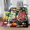 My Hero Academia Cartoon Printed Blanket Warm Flannel Blankets Soft and Comfortable Blanket Home Travel Blanket Birthday Gift