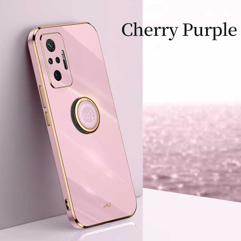 Для Xiaomi Redmi Note 10 Pro чехол-держатель с кольцом для покрытия на Xiomi Redmi Note10 S 10s 10pro 5g 4G силиконовый чехол-подставка