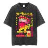 Short Sleeve Vintage Anime Adventure Washed T-Shirt Killer T-Shirt Queen'S Cotton Pattern Bizarre T-Shirt Men'S And Women'S Casual J
