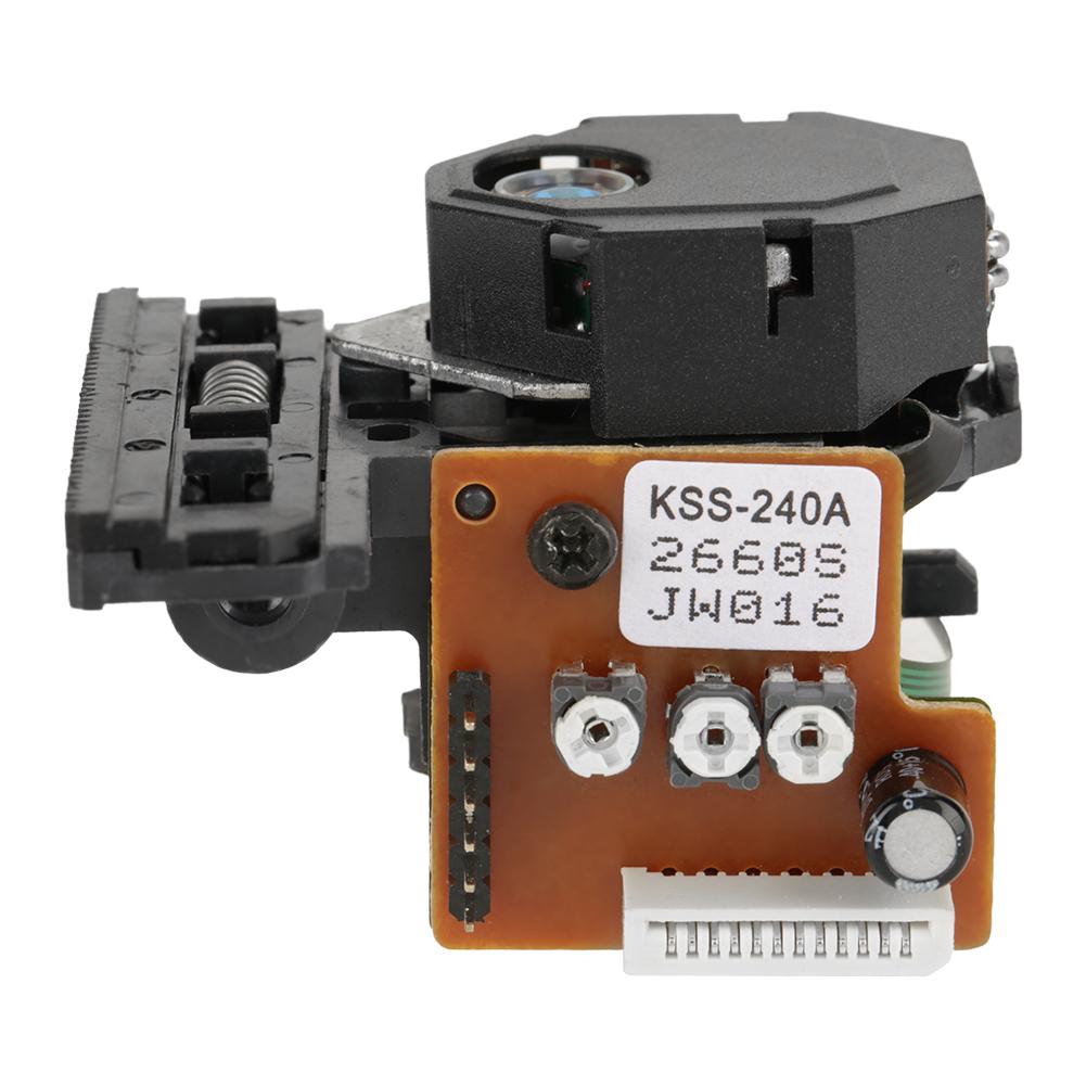KSS-240A Replacement Lens for CD DVD Optical Pickup Black Color 4.5 x 4cm Size Light Weight Convenient to Replace