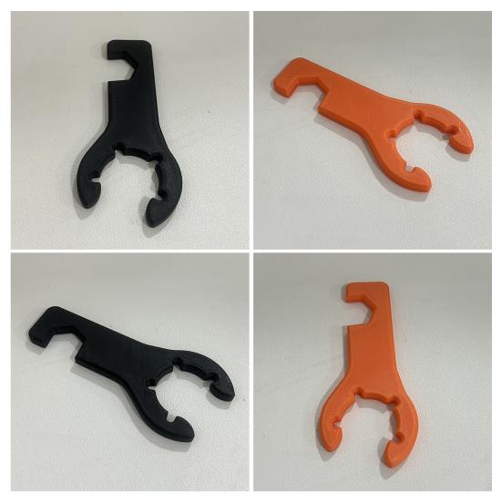 Газовый баллонный ключ Удобная конструкция рукоятки Открывалка для газовых баллонов Компактный инструмент, готовый к путешествиям Предметы первой необходимости для кемпинга