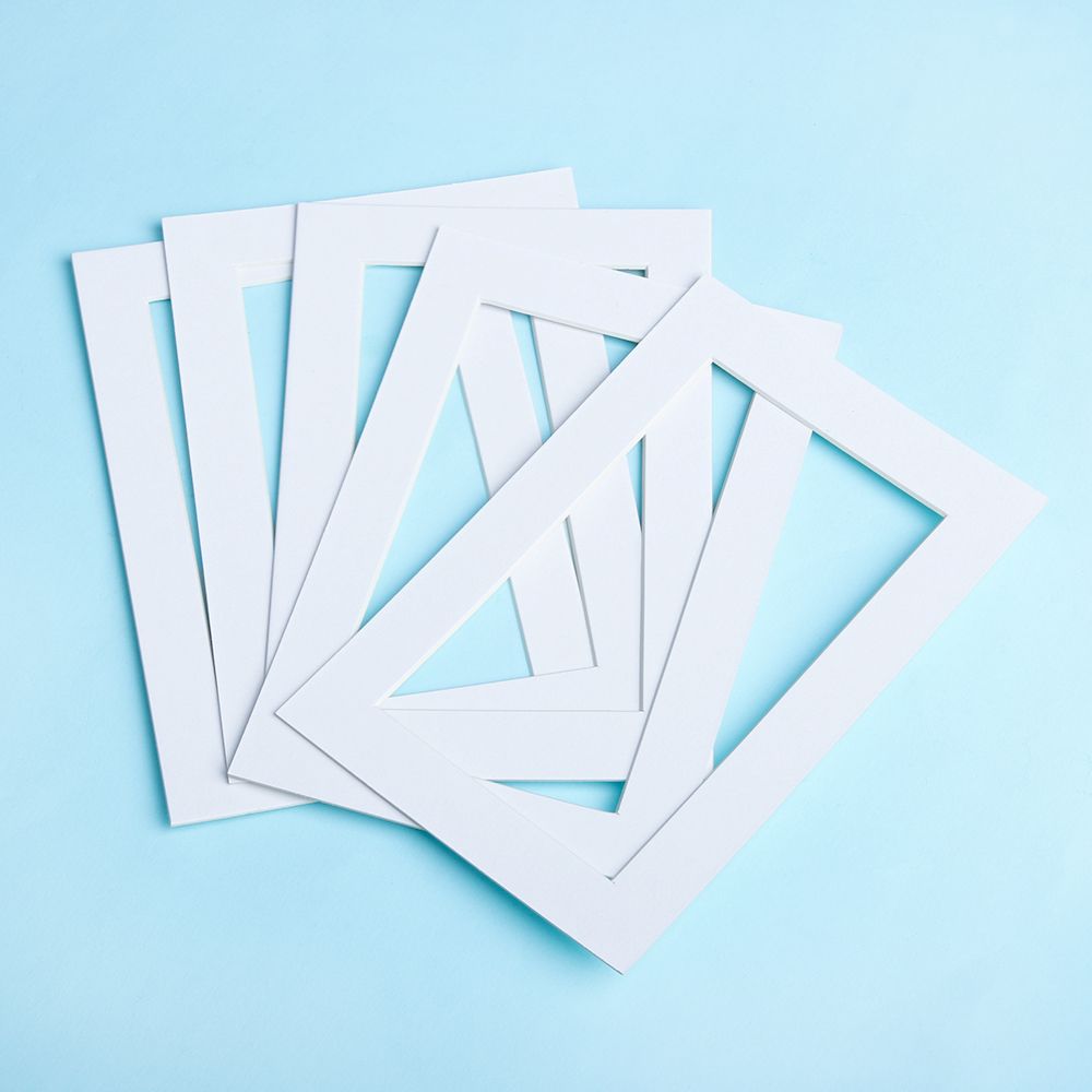 5 шт./лот Семейная мода Искусство Винтажные картонные фоторамки Паспарту для фотографий