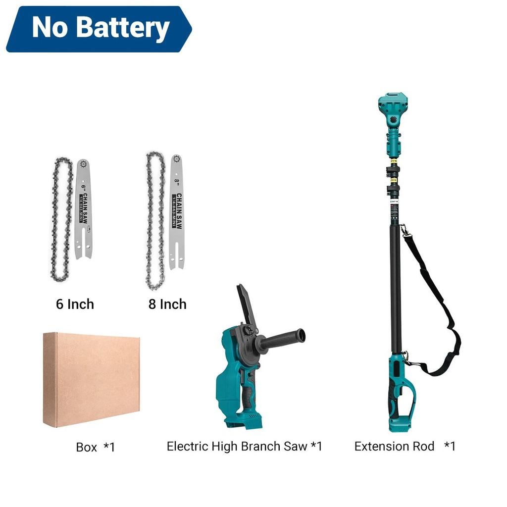 180 Degree Brushless Electric Chainsaw Orchard Shrub Pruning Power Tool Adjustable High Branch Pruning Telescoping Rod