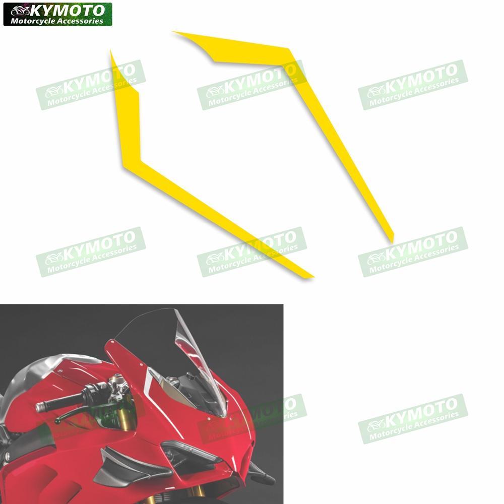 For V4 V4R V4S V4SP motorcycle accessories front decals reflective fairing front line stickers decoration
