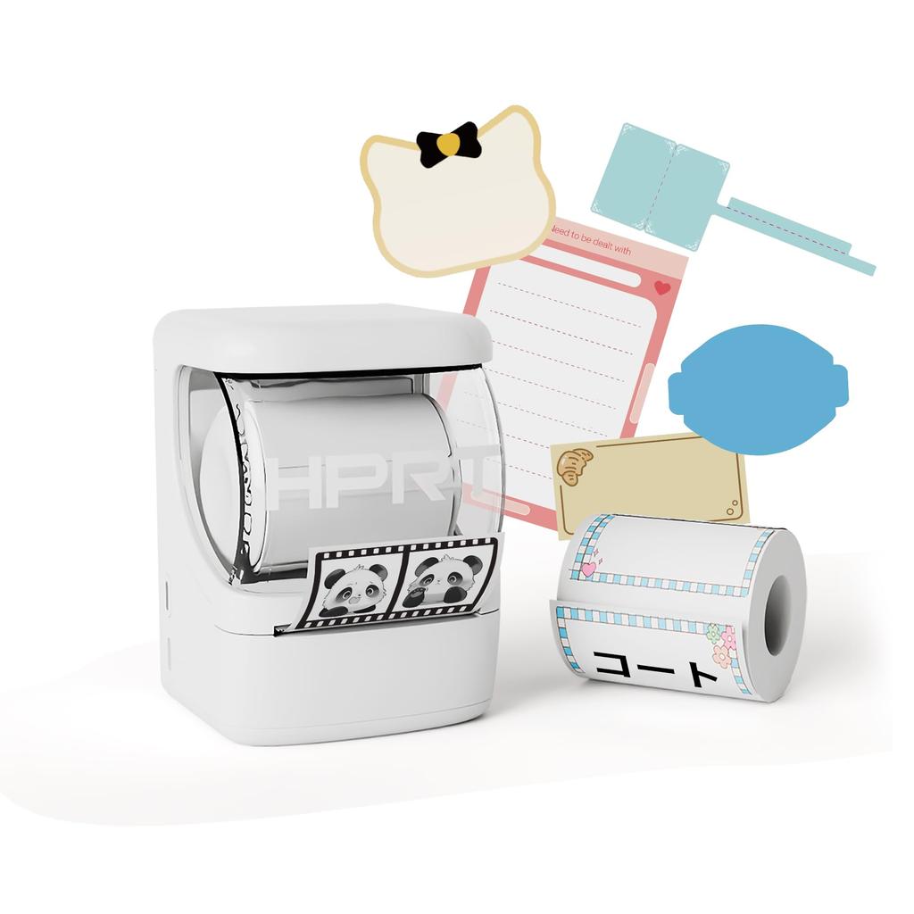 HPRT New 1 Label Label Compatible with Compatible with Thermal Printer for Label Sticker Tepra Label Bluetooth Organized Life Price Name Postal Price