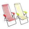 4 Colors Foldable Beach Chair Model Mini Dolls House Furniture Decoration  Outdoor Dollhouse
