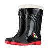 Factory Men's Mid-Calf Waterproof Rain Boots Lightweight Durable Non-Slip PVC Boot for All-Season Footwear