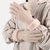 Толстые Плюшевые Перчатки Перчатки для Сенсорного Экрана Модные Уличные Guantes Женские