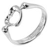 TIFFANY&Co. Open Heart Ring Silver925 #6.2(US Size) 2.63g Women Used