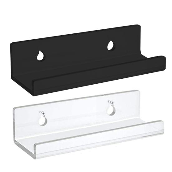 1 шт./6 шт. прозрачная акриловая виниловая полка для пластинок, настенное крепление, гладкий дисплей для музыкальных альбомов, плавающие полки, держатель для пластинок