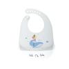 Bibs Cute Baby Cartoon Print Waterproof Soft Silicone Baby Feeding Stuff Dinosaur Pattern Kids Girl Boy Adjustable Children Bib