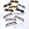  Fashion Women Small Rectangle Sunglasses Retro Leopard Shades UV400 Anti-Blue Light Glasses Frames