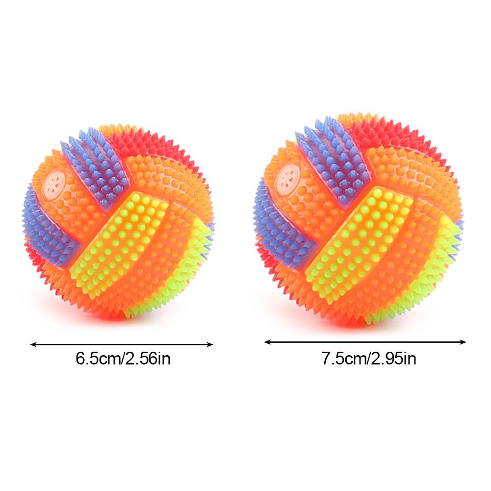 Домашние собаки мигающий футбольный мяч в форме светодиода пищащий прыгающий мяч забавная детская игрушка интерактивные игрушки для жевания для собак и кошек маленькие и большие собаки