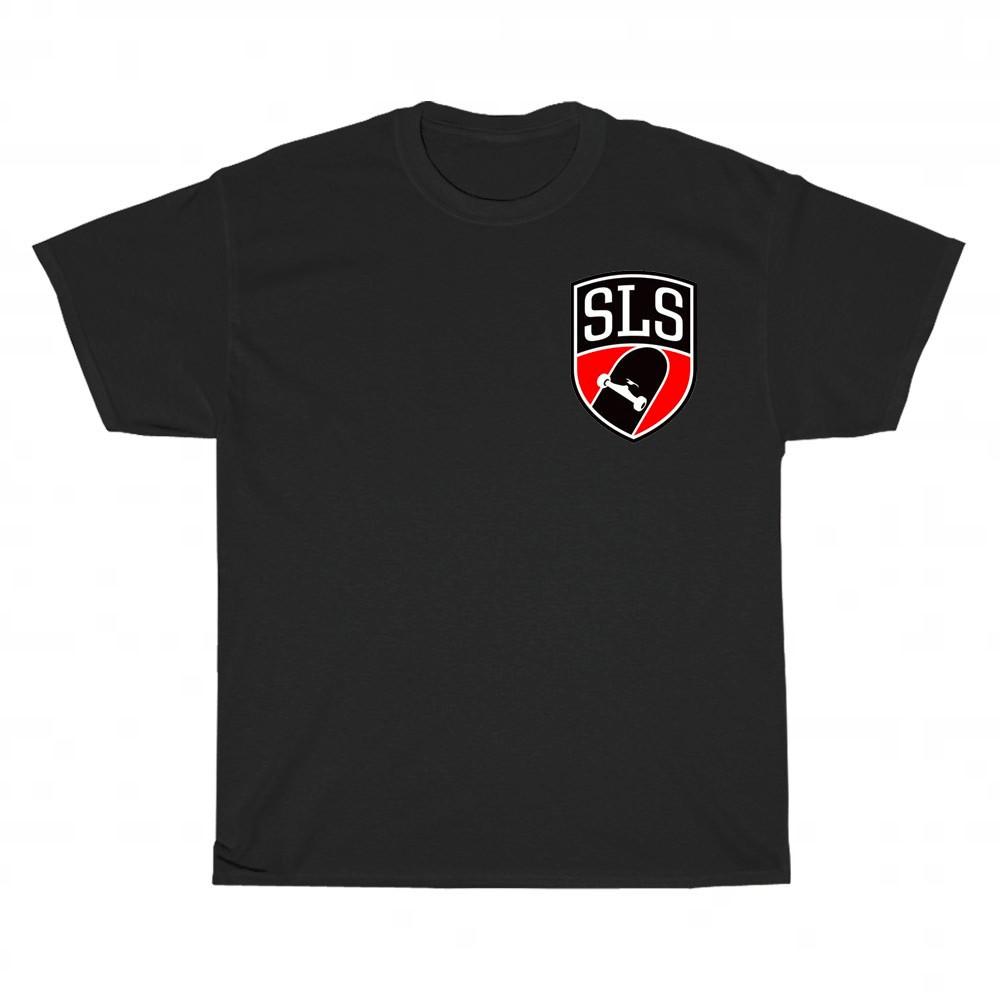 Новая унисекс футболка SLS STREET LEAGUE SK LOGO, смешная, размеры от S до 5XL