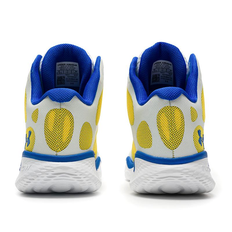 Curry Brand Curry Spawn Flotro Dub Nation Мужские кроссовки Желто-белое такси 3026640-100