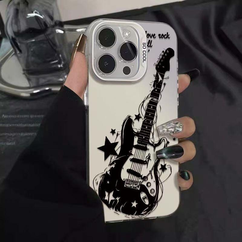 Instagram-style guitar case for iPhone 17, iPhone XS Max, Fun iPhone 16 Pro Max, Durable 15 Plus Phone Case (14)
