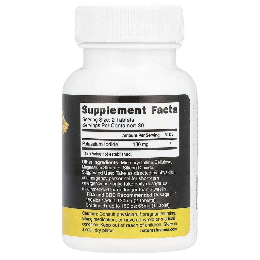 Potassium Iodide Tablets, 60 Tablets (65Mg Per Tablet)