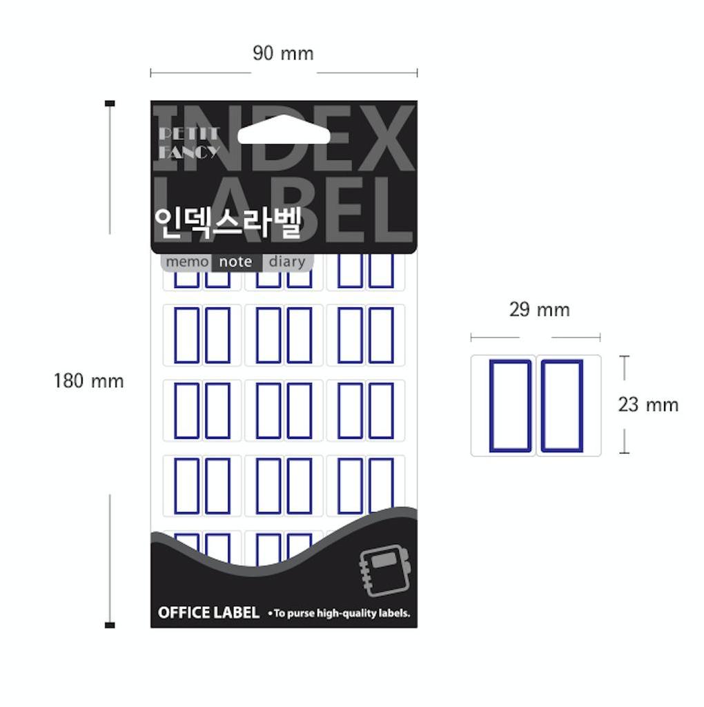Petit Fancy Наклейки для этикеток (по 10 шт. каждая) Указательная этикетка / Этикетка категории / Офисная этикетка / Наклейки для тегов / Инструменты для маркировки / Метка для указателя — 48 вариантов