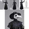 Stunning Plague Doctor Costume For Halloween And Cosplay A Medieval Hooded Robe Mask And Hat For Monk Cosplay