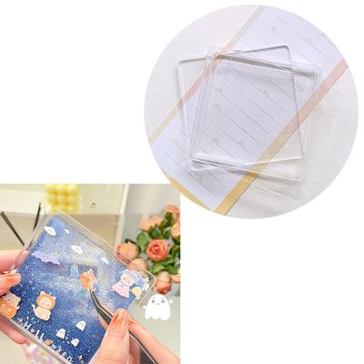 1 Набор Различных Стилей Прозрачные Акриловые Заготовки для Брелоков Пластиковый Прозрачный Шарм для Брелока Заготовка для DIY Проектов Поделок