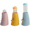 Hamster Squirrel Hedgehog Drinking Bottle Automatic Waterer Ceramic Base Tank Bottle Roll Ball Water Leak Prevention Small Animal Water Bottle (Pink)