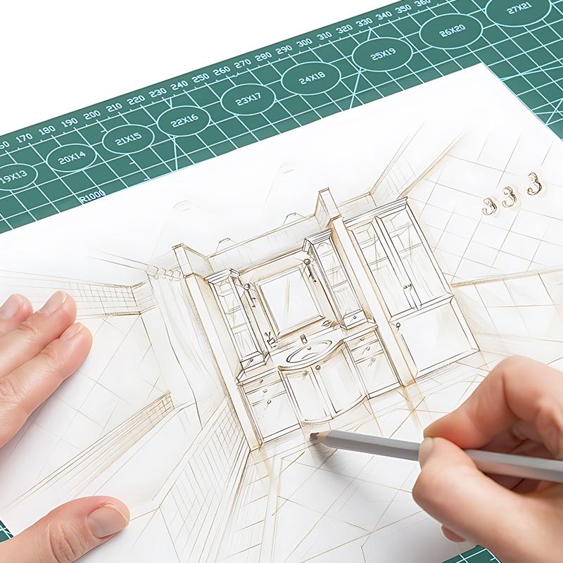 1 Piece New Green Cutting Mat A4 A5 Size Craft Mats DIY Paper Fabric Scrapbooking Non Slip Durable Workspace Essential Tools ZYF