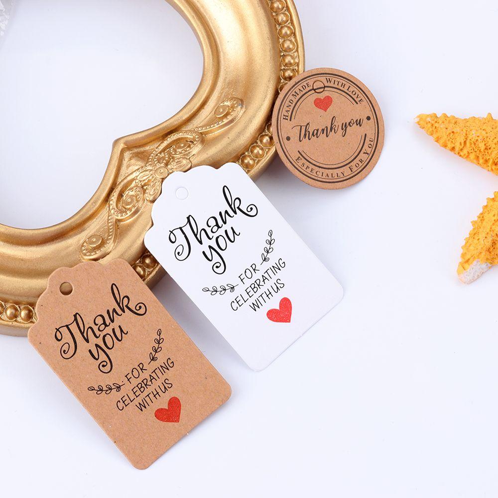 Supplies Handcraft Gardening Labels Merry Christmas Kraft Paper Tags Thank You Labels Hang Tag