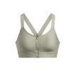 Continuum Adjustable Strap Zip Training Sports Bra Women Underwear Jungle-Green 1374122-504