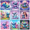 Милый Лило и Стич и Ангел Дисней Мультфильм 5d Полная Алмазная Живопись Фэнтези Сладкий Сон Стич Аниме Мозаика Вышивка Крестом Декор