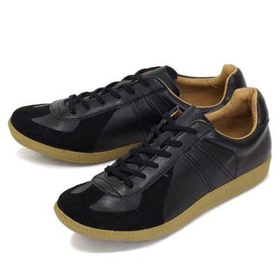 Немецкие кроссовки Trainer 42500 кожаные размер 43, черные, (приблизительно. 27,0-27,5см)