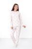 Pajama Set (женщины) – Мягкий хлопковый флис, Длинный рукав и Штаны, Демисезон 8240-024-1 HC