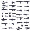 WW2 Military Weapon MiniFigures Accessories Moc Building Blocks Army Soldiers Guns Part Bricks Toys for Childen Juguetes
