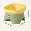 Raised Design Puppy Food Bowl Multifunctional Drinking Feeding Bowl Creative Pet Bowl  Dogs Cats
