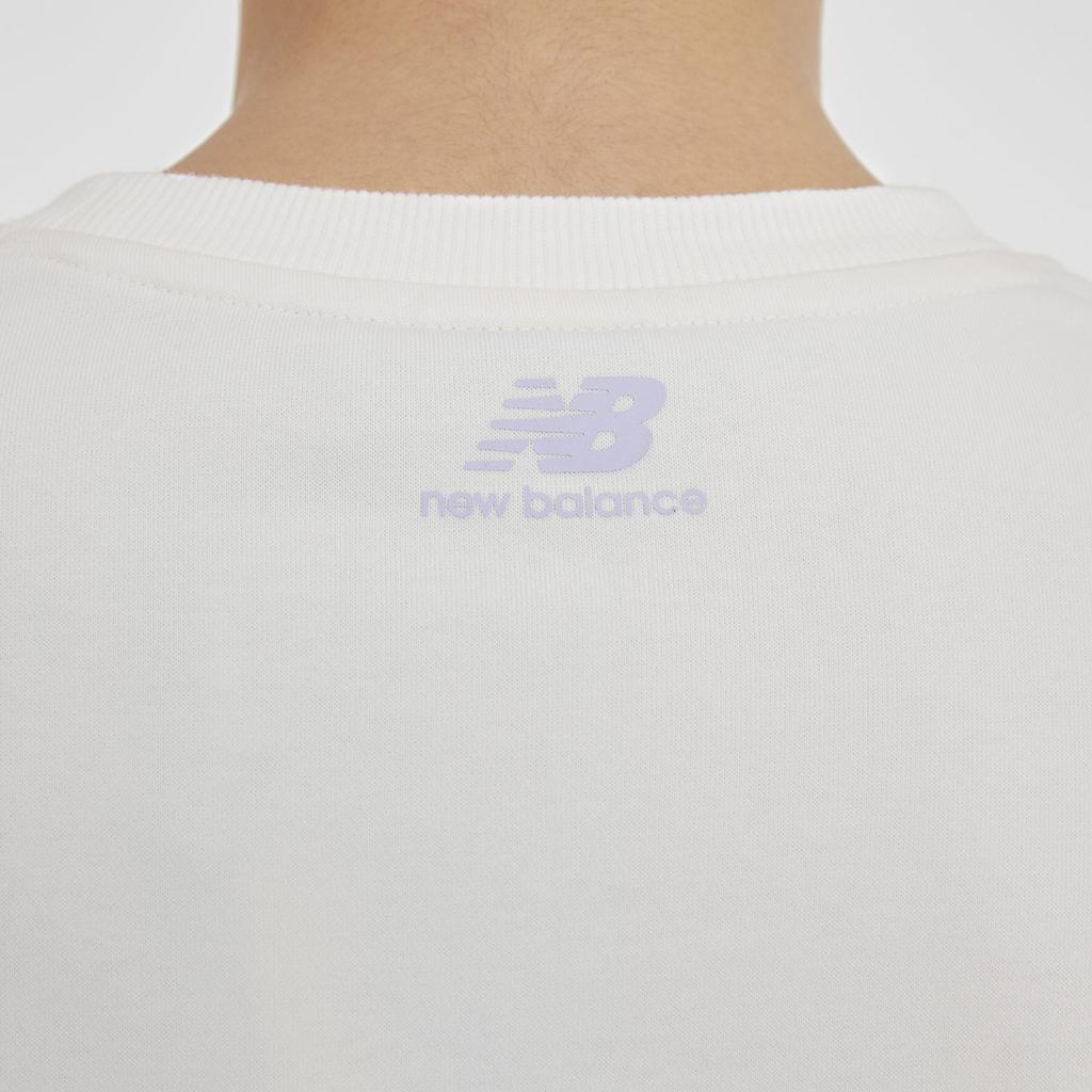 New Balance Толстовка Унисекс Белая 5CD12152-IV