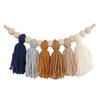 Tassel Garland Wear-resistant Wide Application Lightweight Chic Boho Style Pom for Children Room