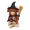 Detailed Craftsmanship Resin Cow Ornament Farmhouse Halloween Decoration  Tabletop Decoration