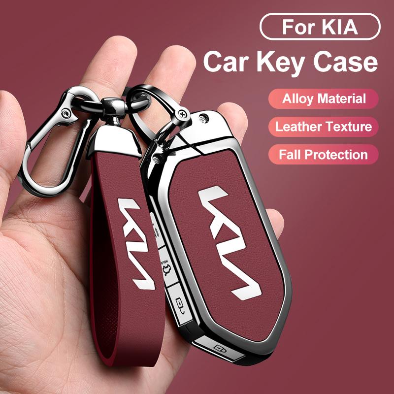 cnkymb1 Zinc Alloy Car Remote Car Key Case Cover for Kia KN EV9 Picanto GT Line Carnival Seltos Sorento Morning K5 KA4 EV3 2024Accessory