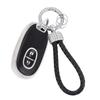 ZANEKO Alto Key Case Compatible with Suzuki Wagon R Key Nissan Roox Smart Key Wagon R and MR Wagon Key Holder In Silver and Black Cover, Case,