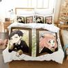 Spy X Family 3D Print Anime Duvet Cover Sets Наволочки для мальчиков Подарочный комплект постельного белья из полиэстера Single Twin Queen King Anya Forger