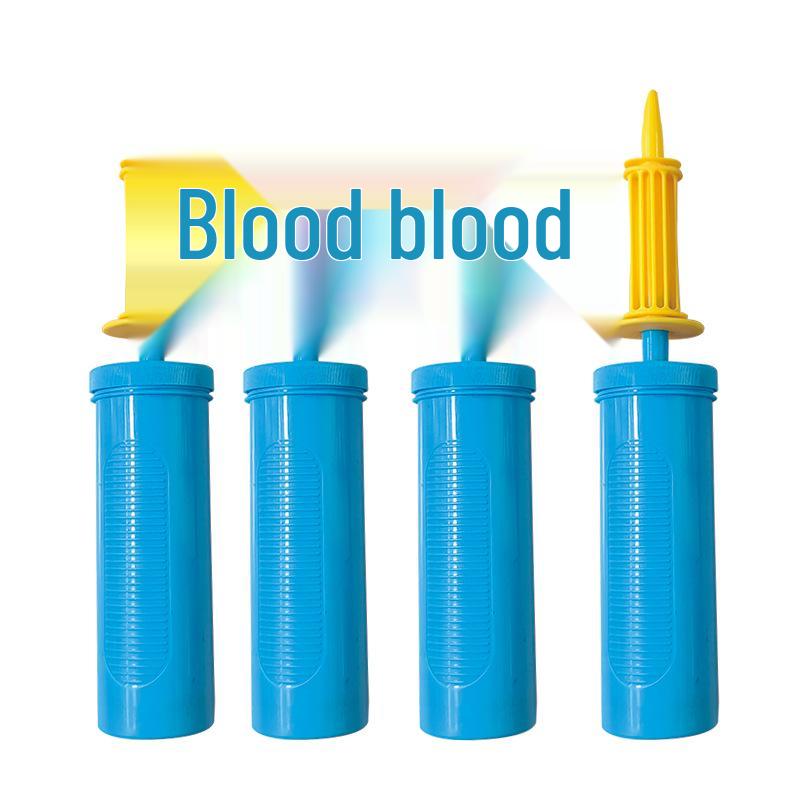 Макарон Многоцветный Ручной Насос: Двусторонний, Плоский наконечник, Экономия труда для воздушных шаров