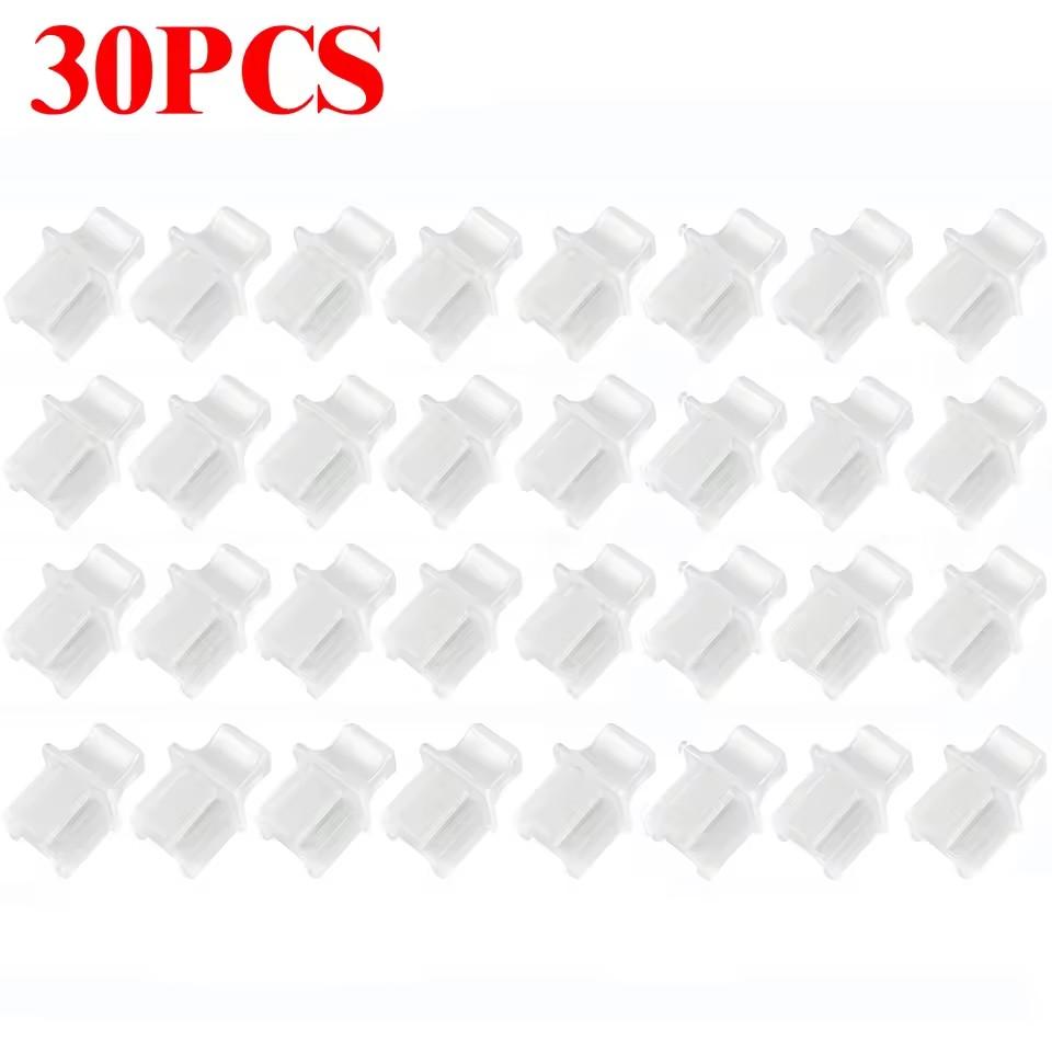 RJ45 Dust Covers Caps Silicone Dustplugs Ethernet LAN Port Protectors for Network Swticher Router Hub Computer Anti-dust Plug