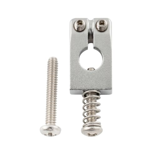 Musiclily Ultra 10.8mm Blast Tremolo Bridge Saddles for Strat Electric Guitars, Chrome (Set of 6)