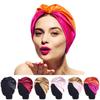 Soft Head Cover Wrap Hat Satin Lining Turban Hat Salon Bonnet Elastic Hairband Sleep Night Cap