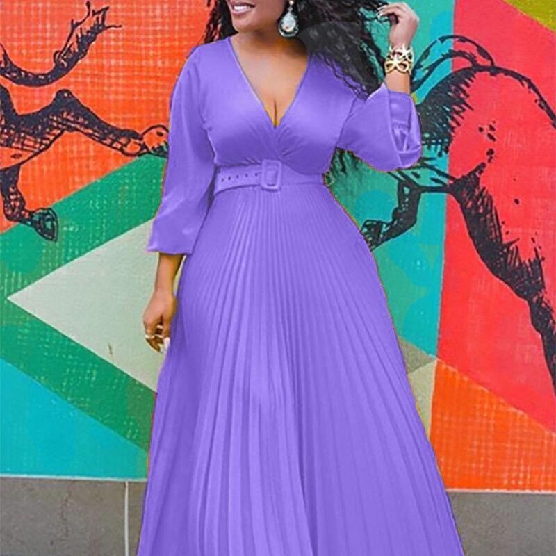 2025 Желтое платье с высокой талией в стиле ретро из шифона с длинными рукавами