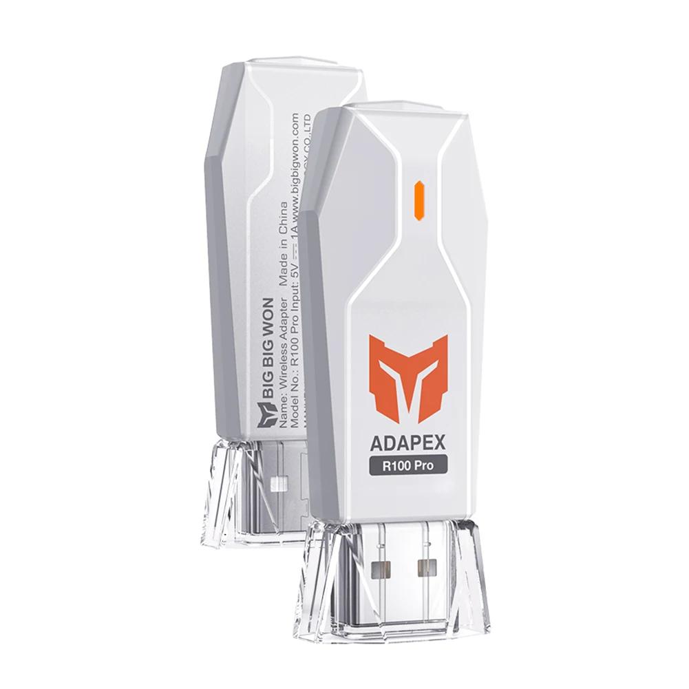 R100 PRO USB-приемник Беспроводной адаптер для ПК с Windows, Switch, PS4, PS5, XBOX One S, Конвертер для геймпада, Bluetooth-адаптер