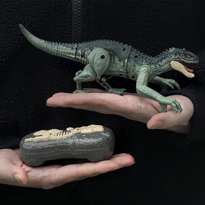 2.4Ghz 5-Channel Remote Control Dinosaur Toys For Kids Robot Walking Dinosaur Toys Simulation Velociraptor Gifts For Boys